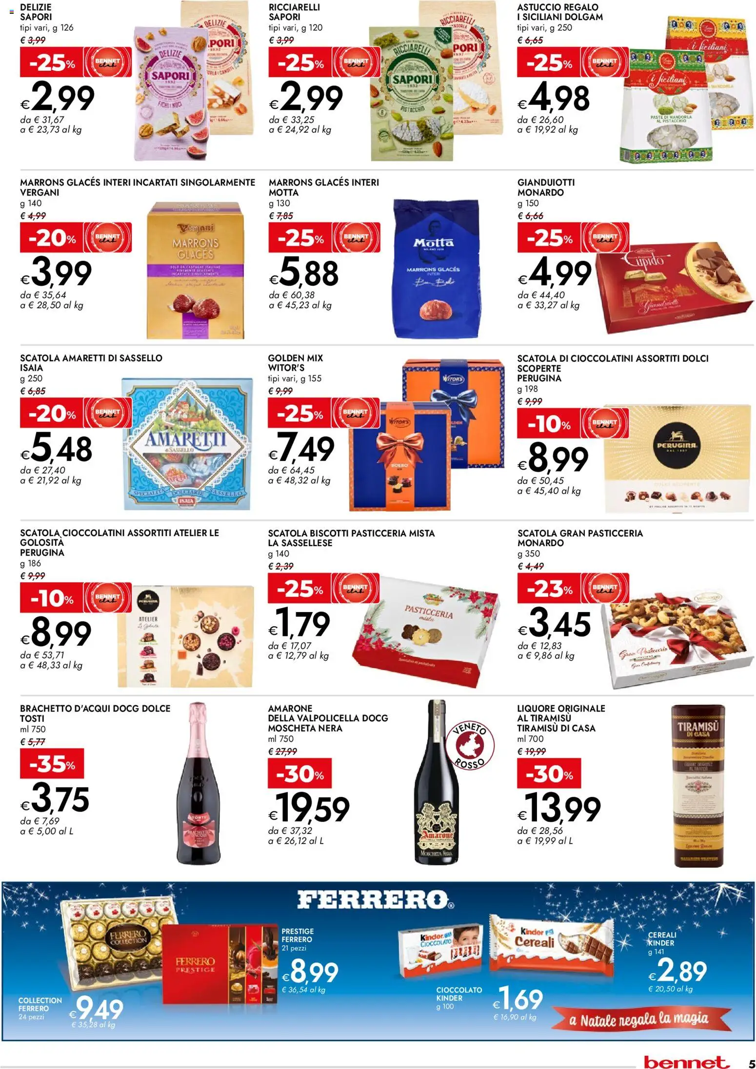 Volantino bennet	 - pagina 5 - valido dal 27/11/2025