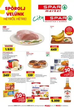 Előnézet Spar - City Spar szórólap érvényes 2025.12.11.-tól