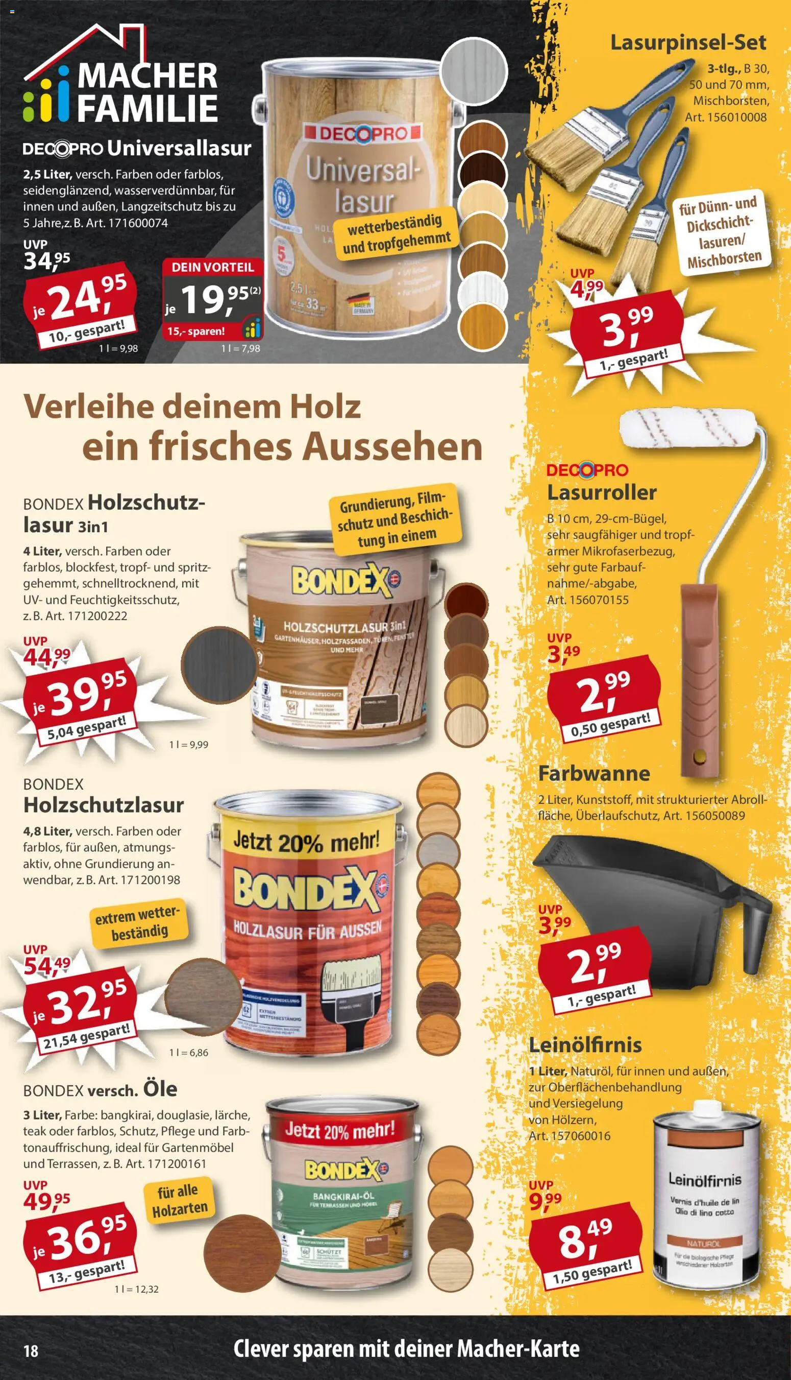 Sonderpreis Baumarkt Prospekt 	 - Seite 18 - gültig ab 25.04.2026