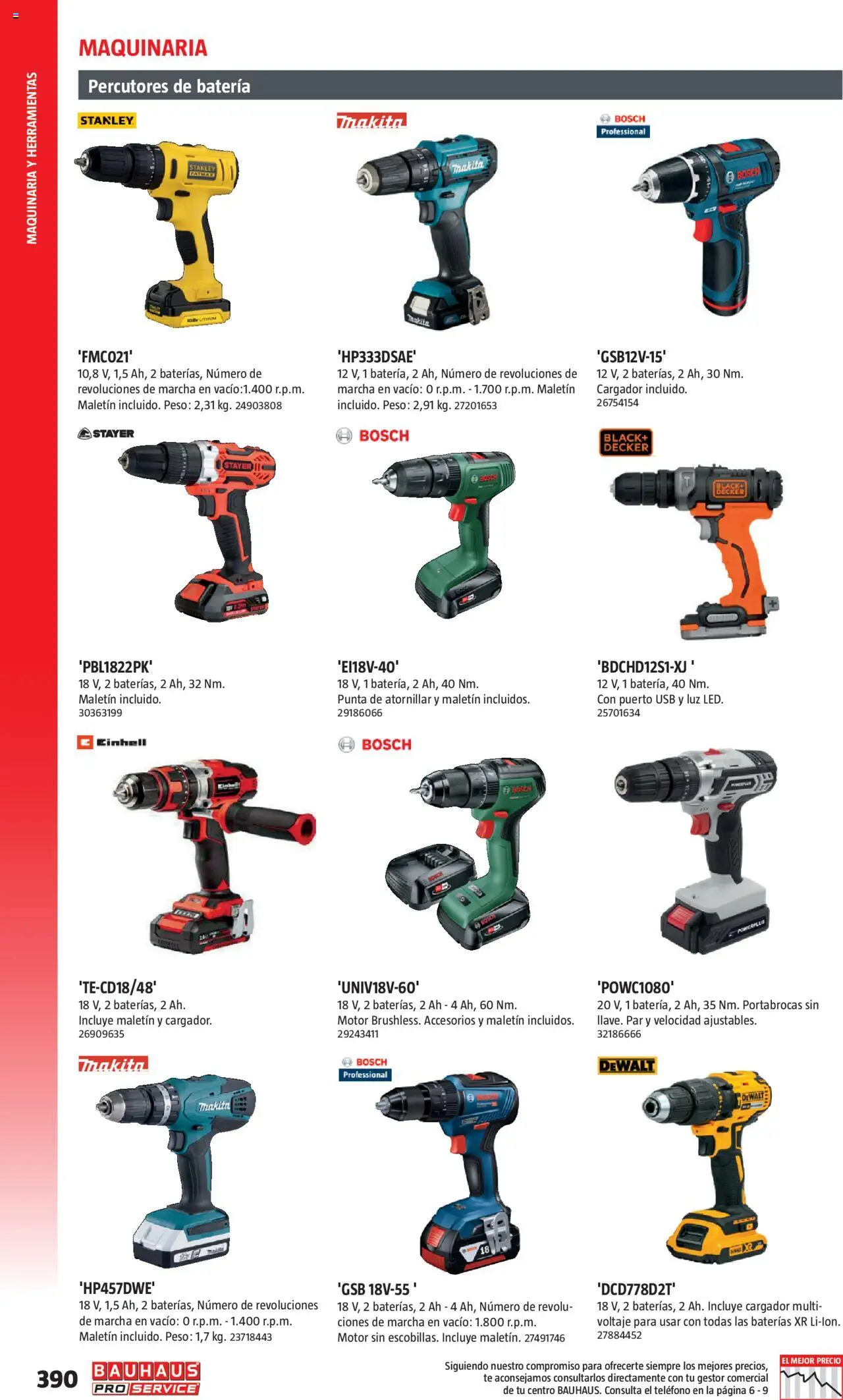 Bauhaus - ProService  - Página de 390 - Válido desde 24/02/2025