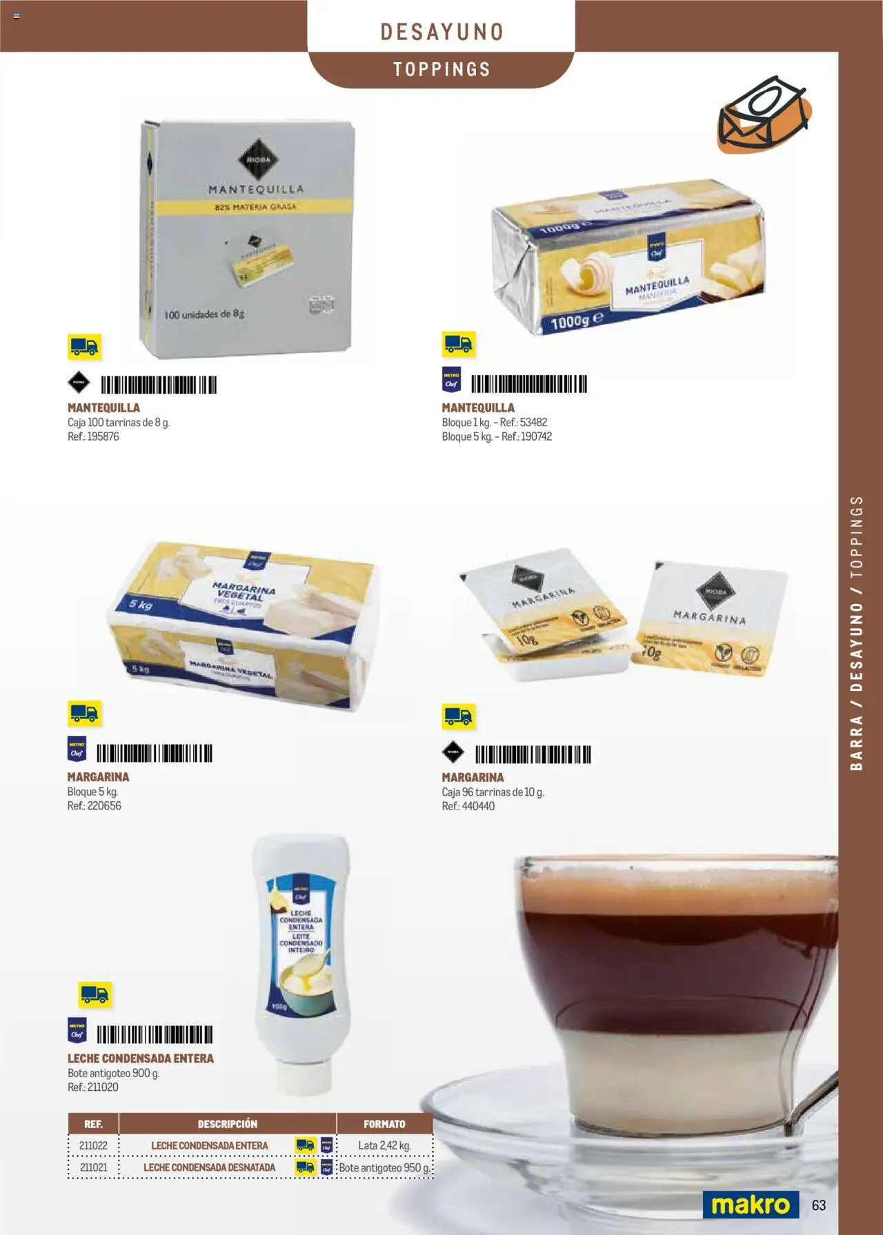 Makro - Menú y Barra Centro - Página de 63 - Válido desde 08/09/2025