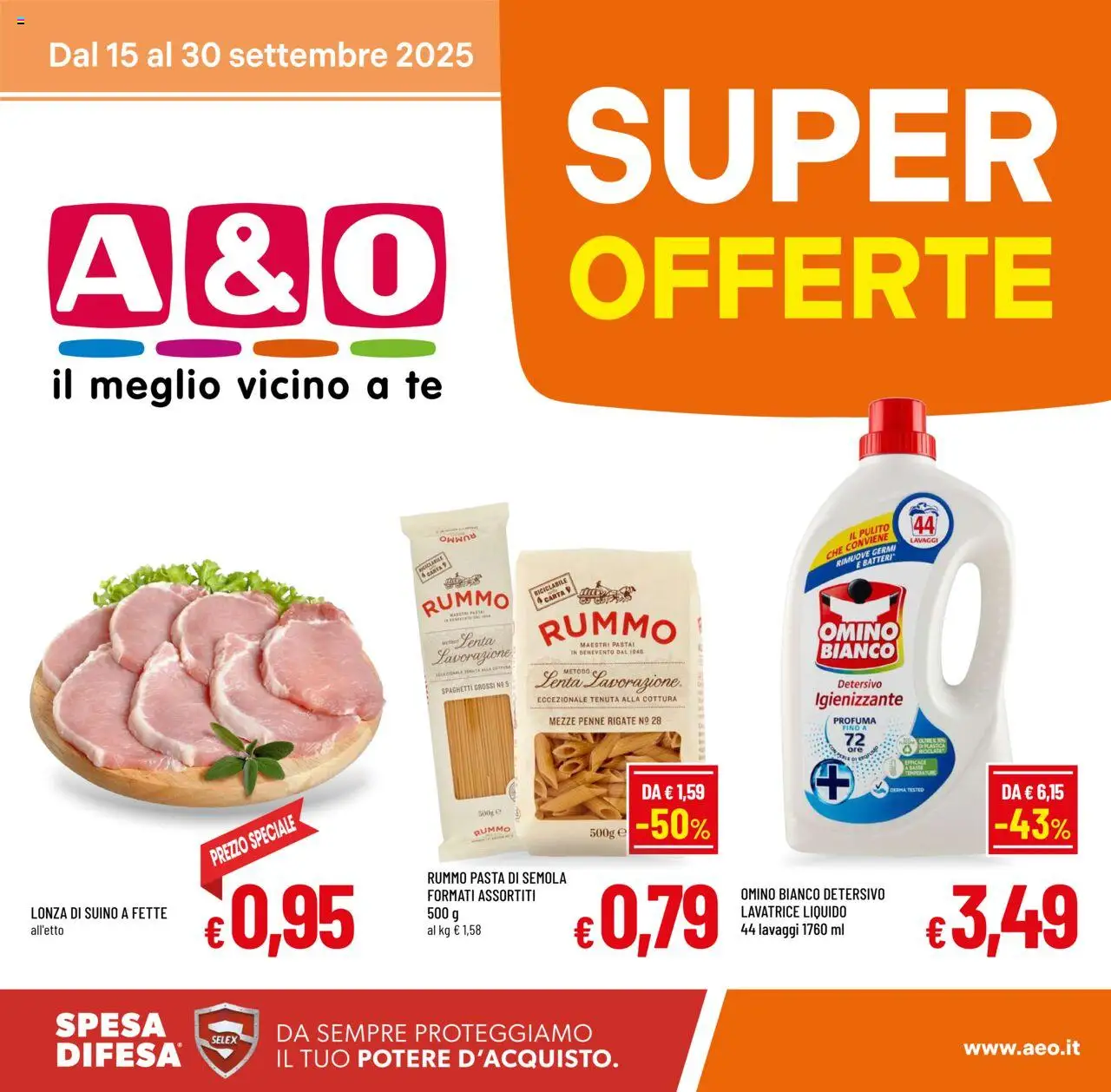 Volantino A&O	 - pagina 1 - valido dal 15/09/2025