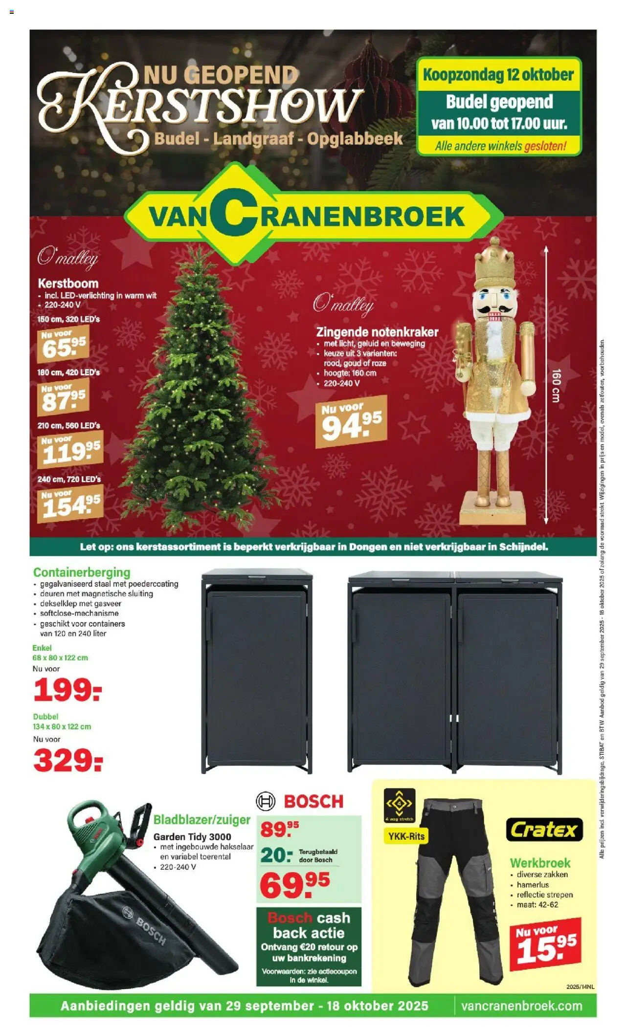 Van Cranenbroek folder - pagina 1- geldig vanaf 29/09/2025