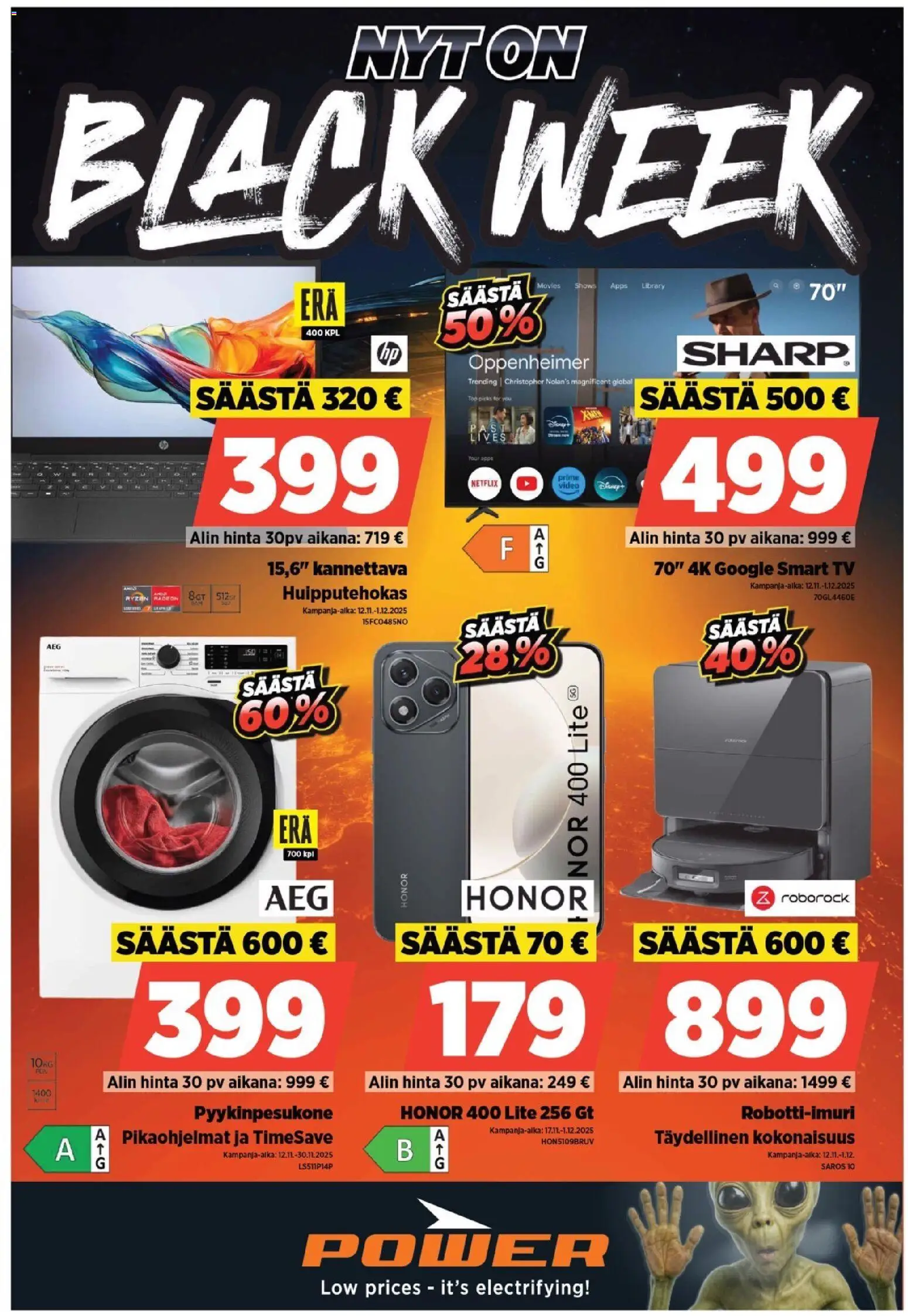 Power - Black Friday - sivu 1- voimassa alkaen 17/11/2025