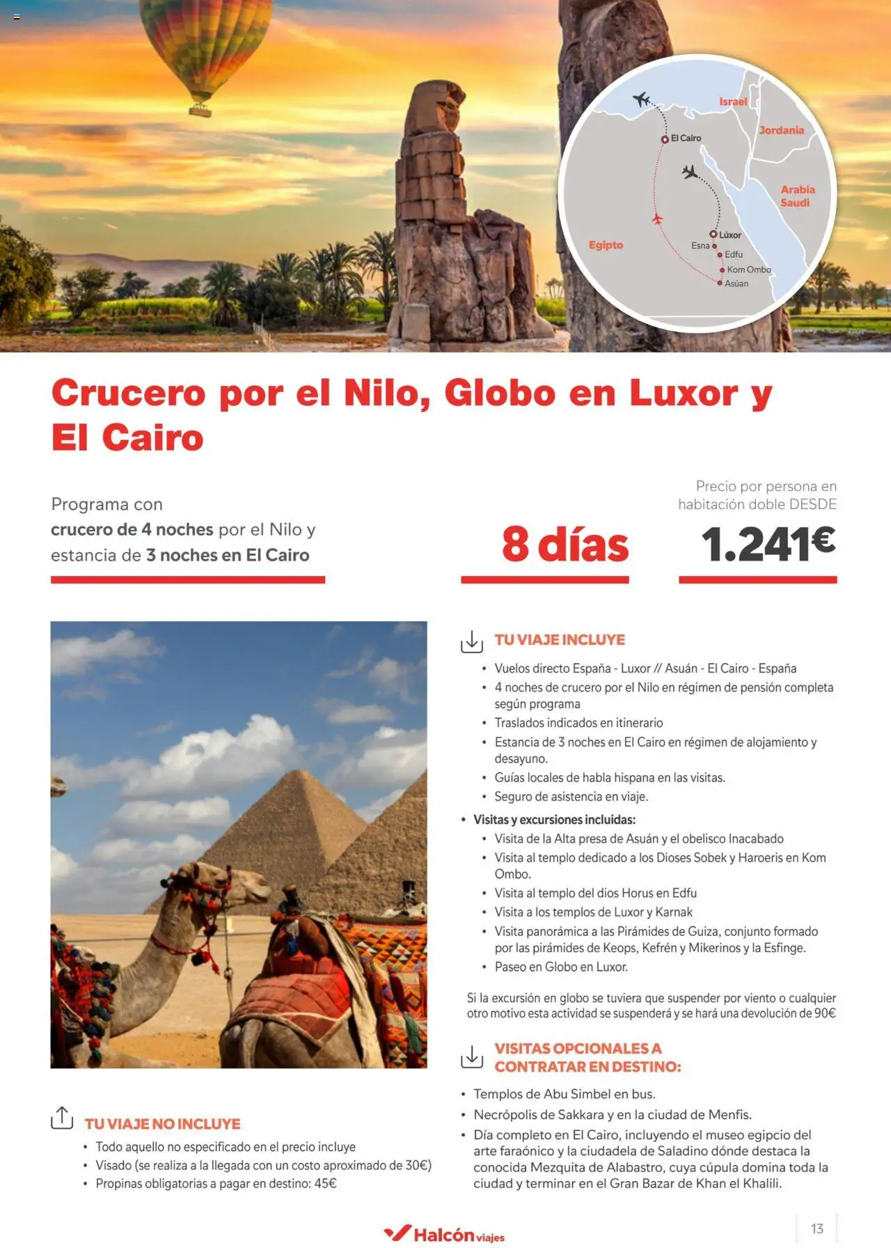Halcón Viajes Egipto - Página de 13 - Válido desde 15/04/2024