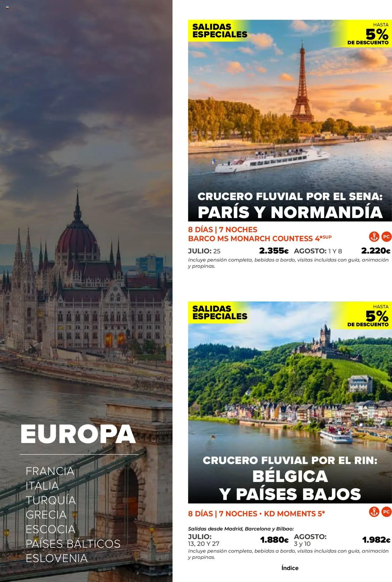 Viajes El Corte Inglés folleto - Página de 5 - Válido desde 01/06/2025