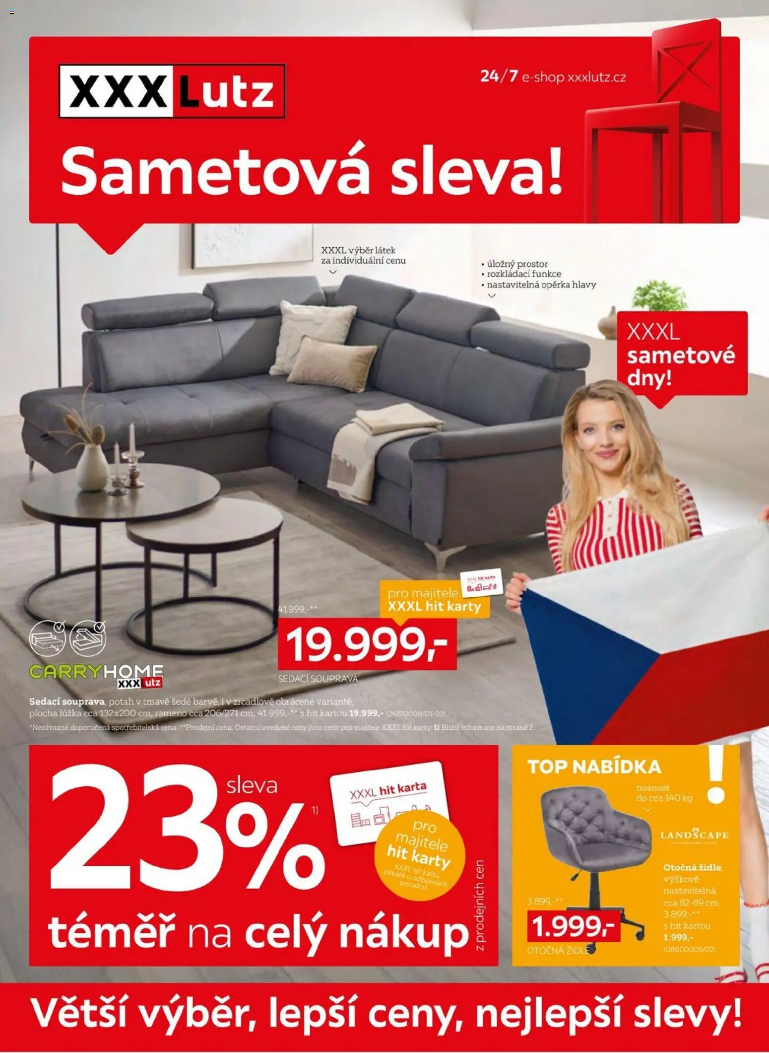 XXXLutz leták - strana 1- platný od 03.11.2025