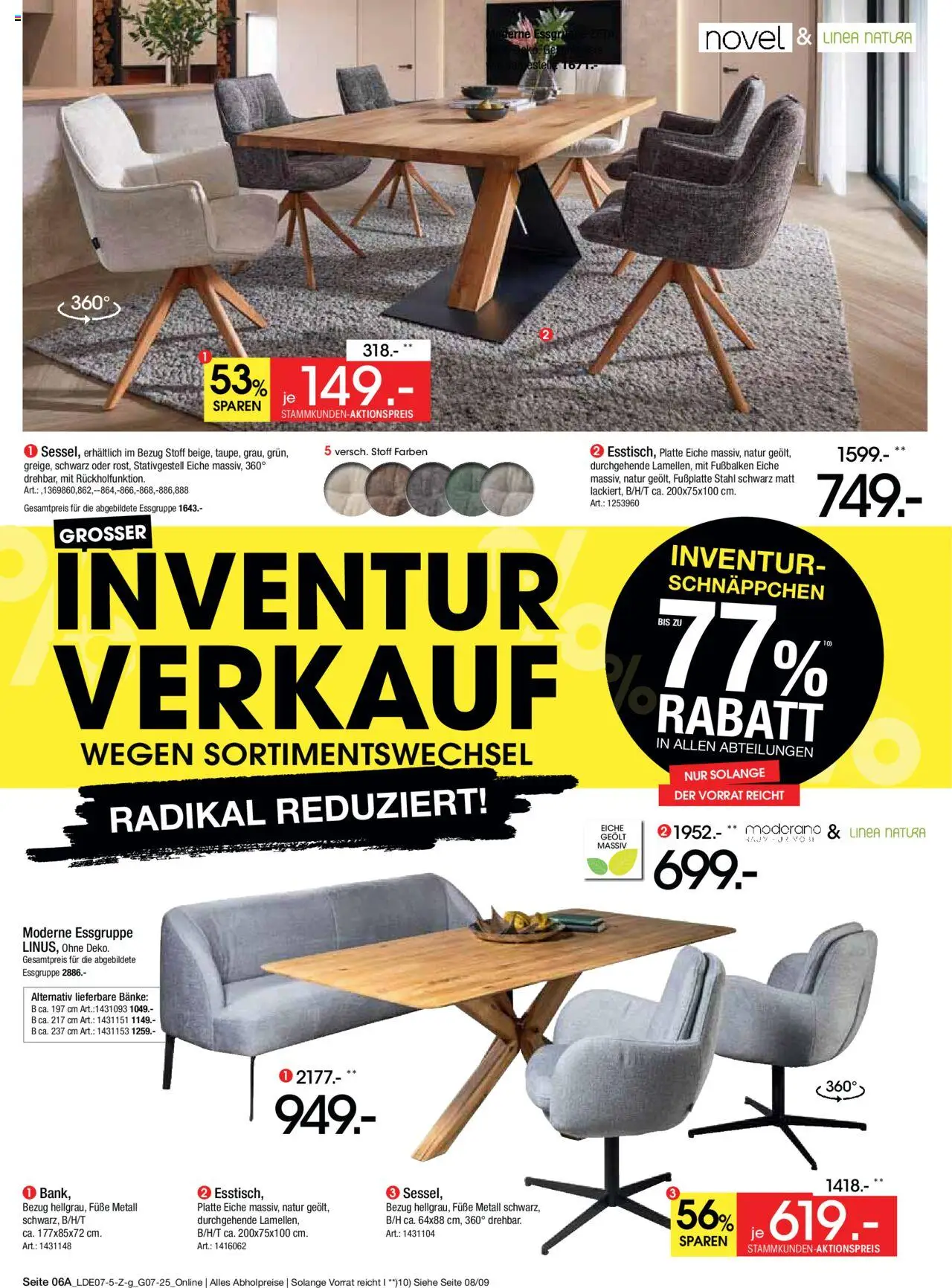 Zurbrüggen Inventurverkauf - Seite 8 - gültig ab 05.07.2025