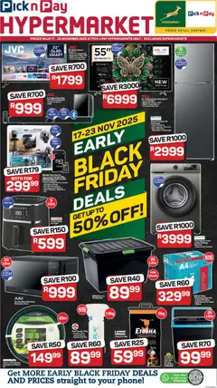 Preview Pick n Pay Black Friday valid from 17/11/2025