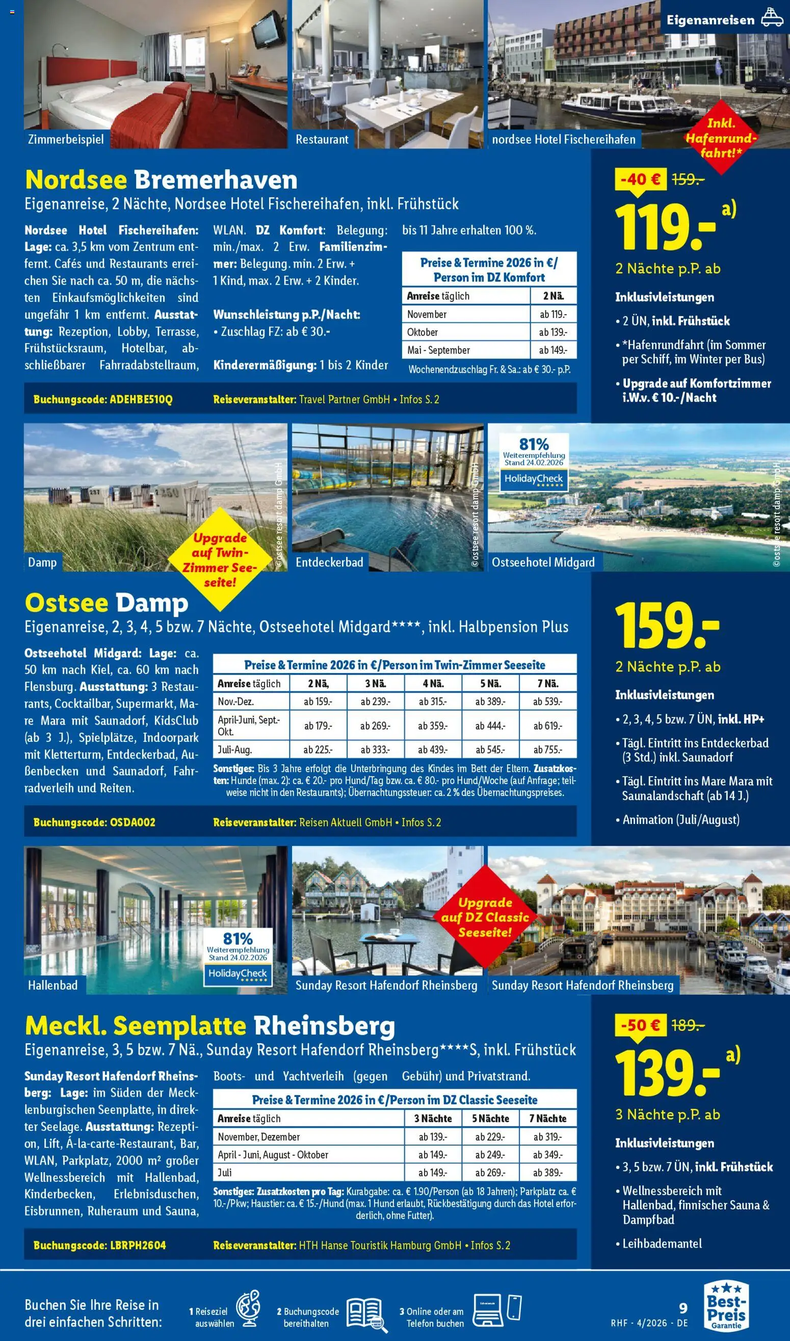 Lidl Reisen Prospekt 	 - Seite 9 - gültig ab 28.03.2026