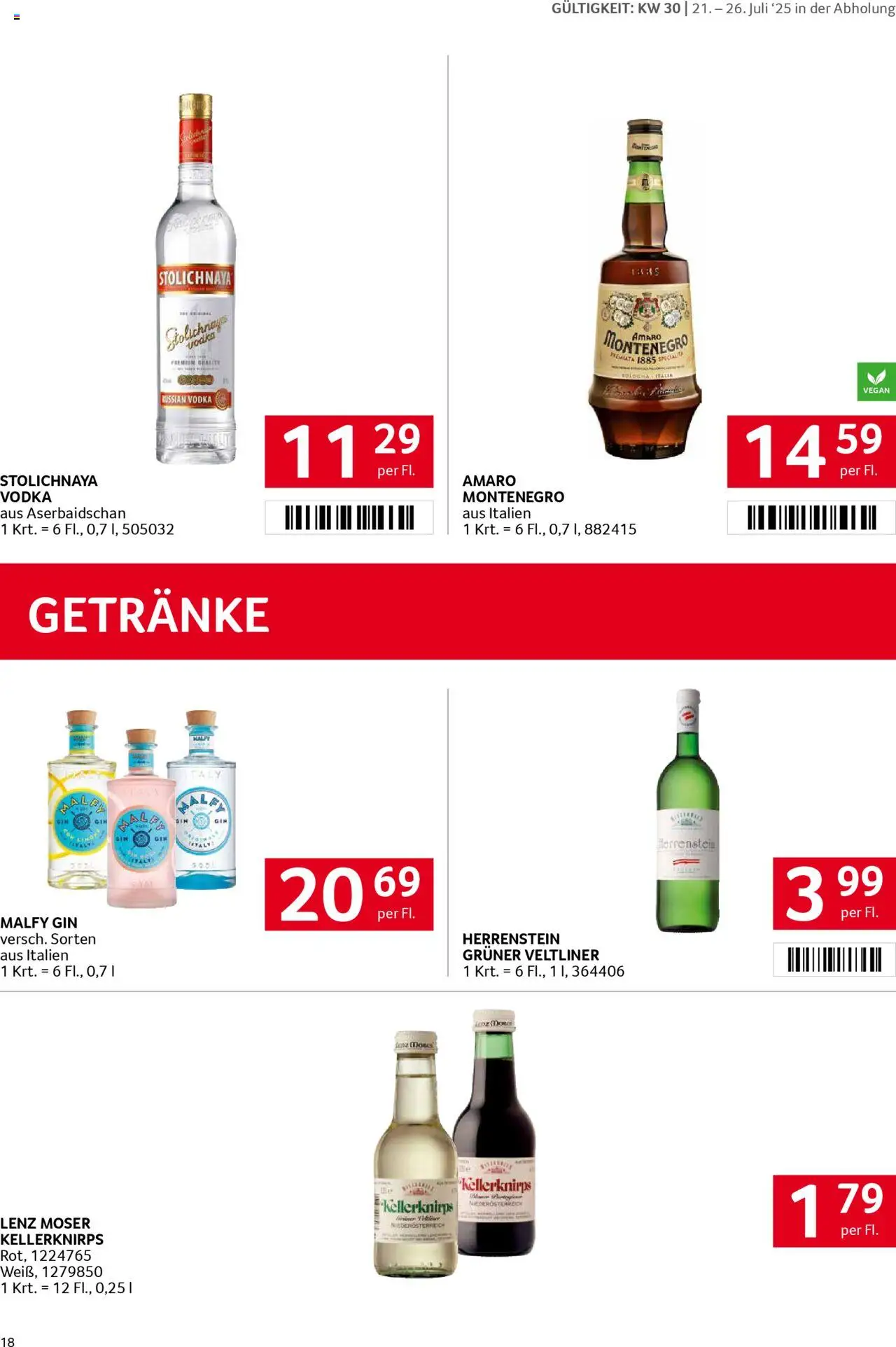 Transgourmet Flugblatt - Seite 18- gültig ab 20.07.2025