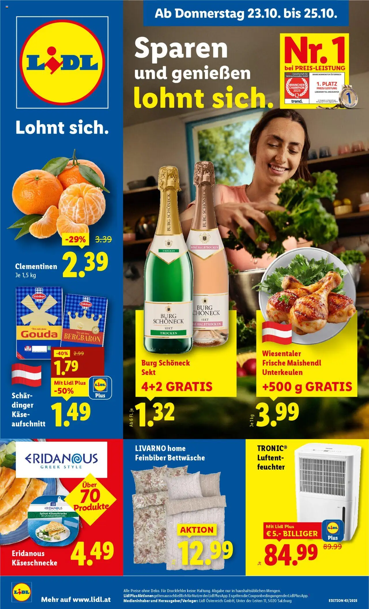Lidl Flugblatt - Seite 1- gültig ab 23.10.2025