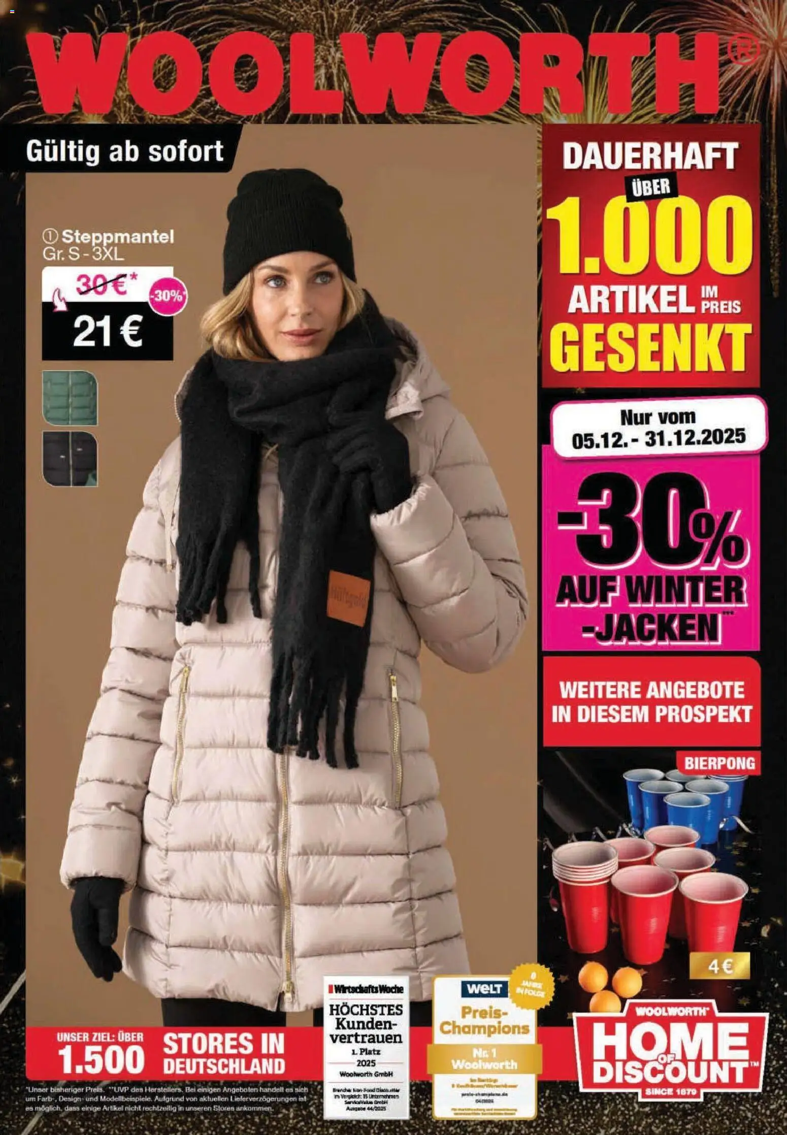 Woolworth Prospekt 	 - Seite 1 - gültig ab 17.12.2025