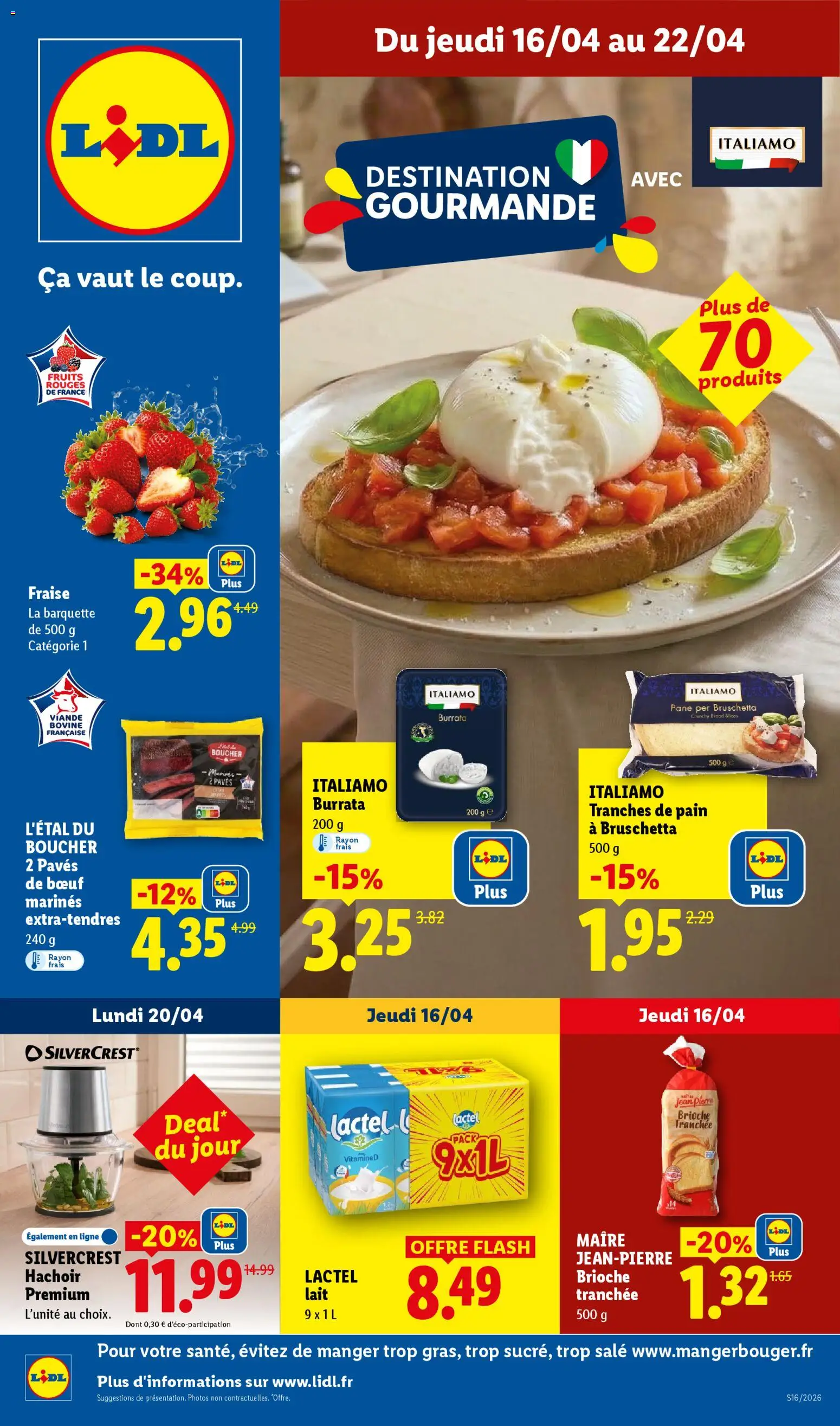 LIDL catalogue - page 1 - valable à partir du 16/04/2026