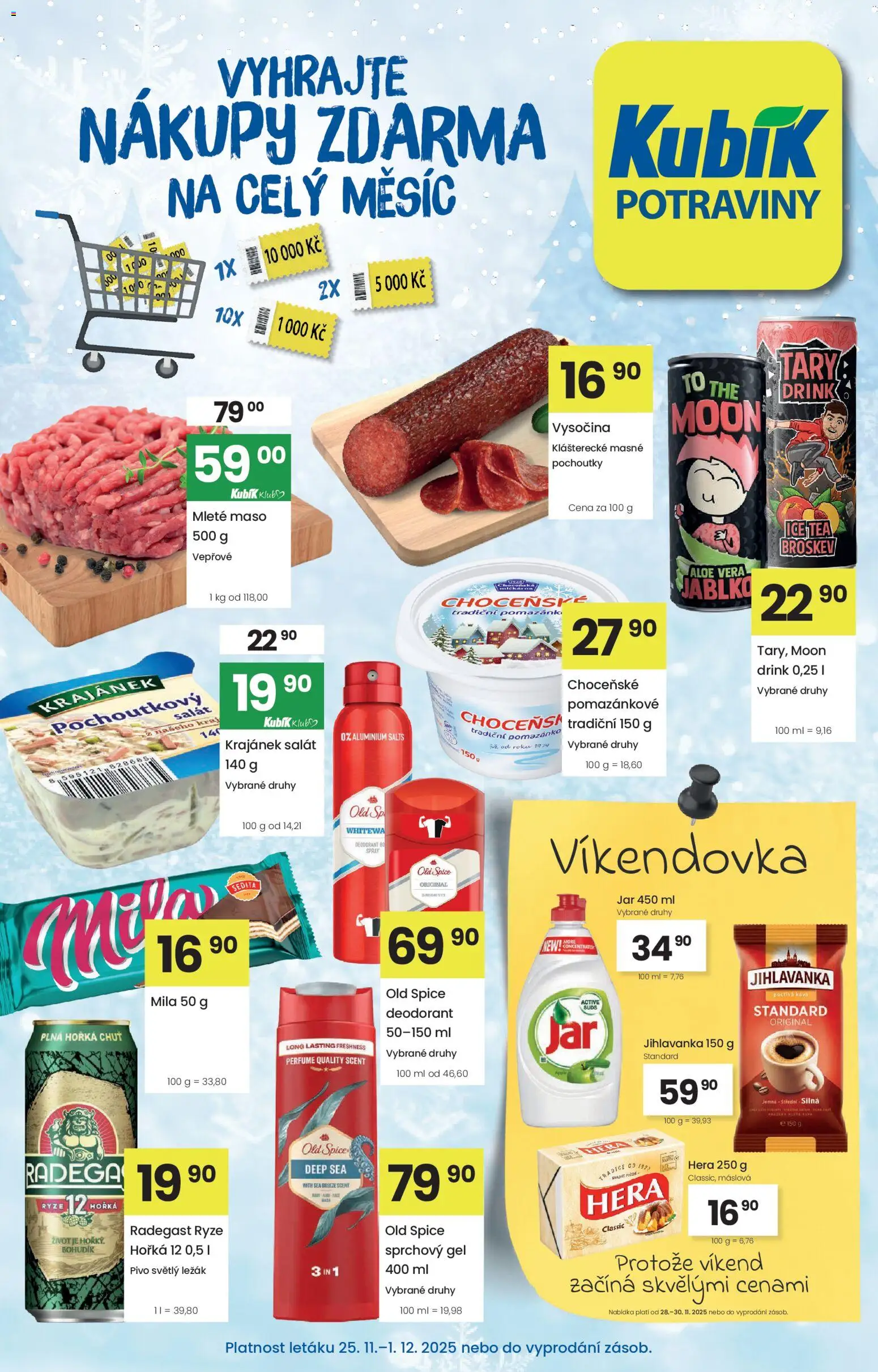 Kubík leták - strana 1- platný od 25.11.2025