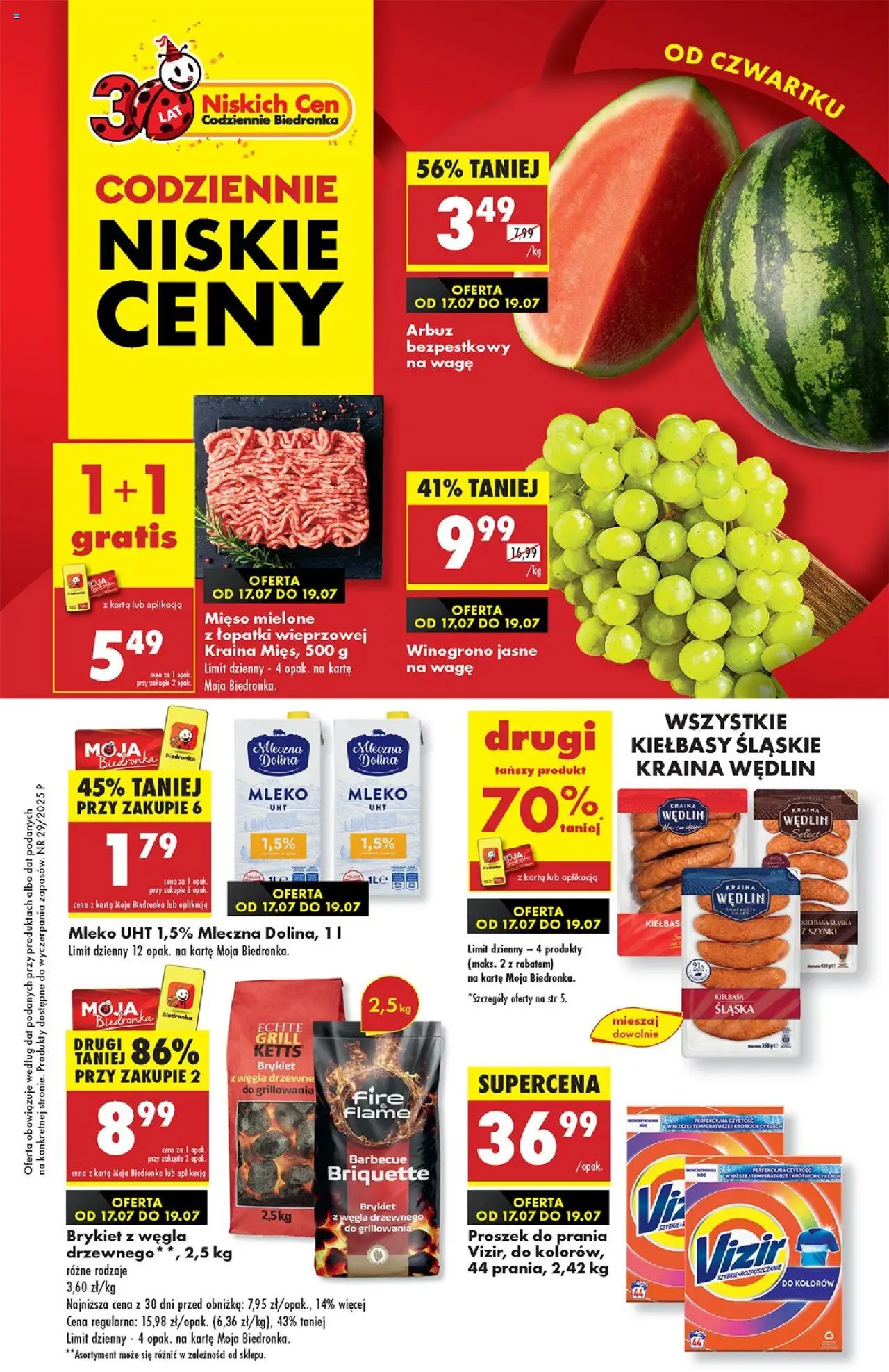 Biedronka gazetka - Oferta W tym tygodniu - strona 1- ważny od 17.07.2025