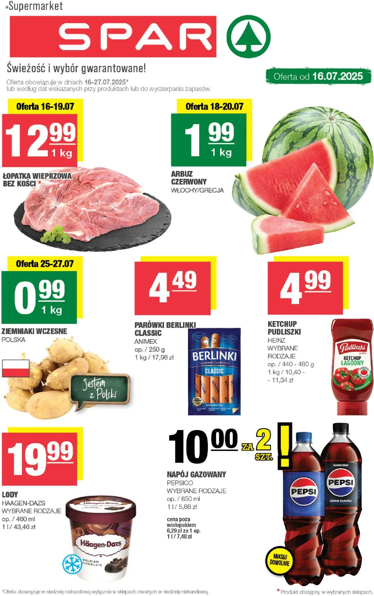 Spar Gazetka - strona 1- ważny od 16.07.2025