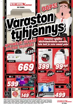 Esikatselu Veikon Kone tarjoukset voimassa alkaen 06/10/2025