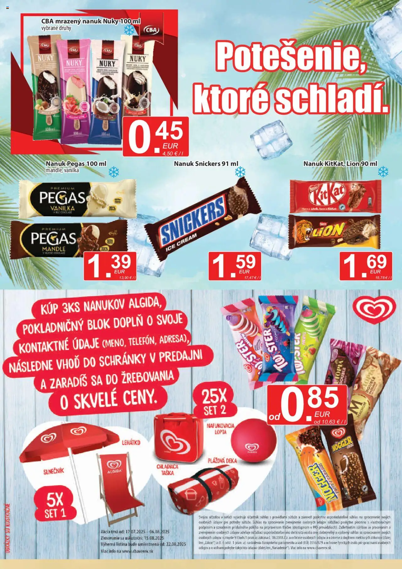 CBA Verex leták - strana 3- platný od 17.07.2025