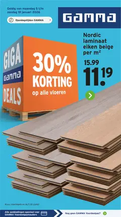 GAMMA - Folder geldig vanaf 05-01-2026