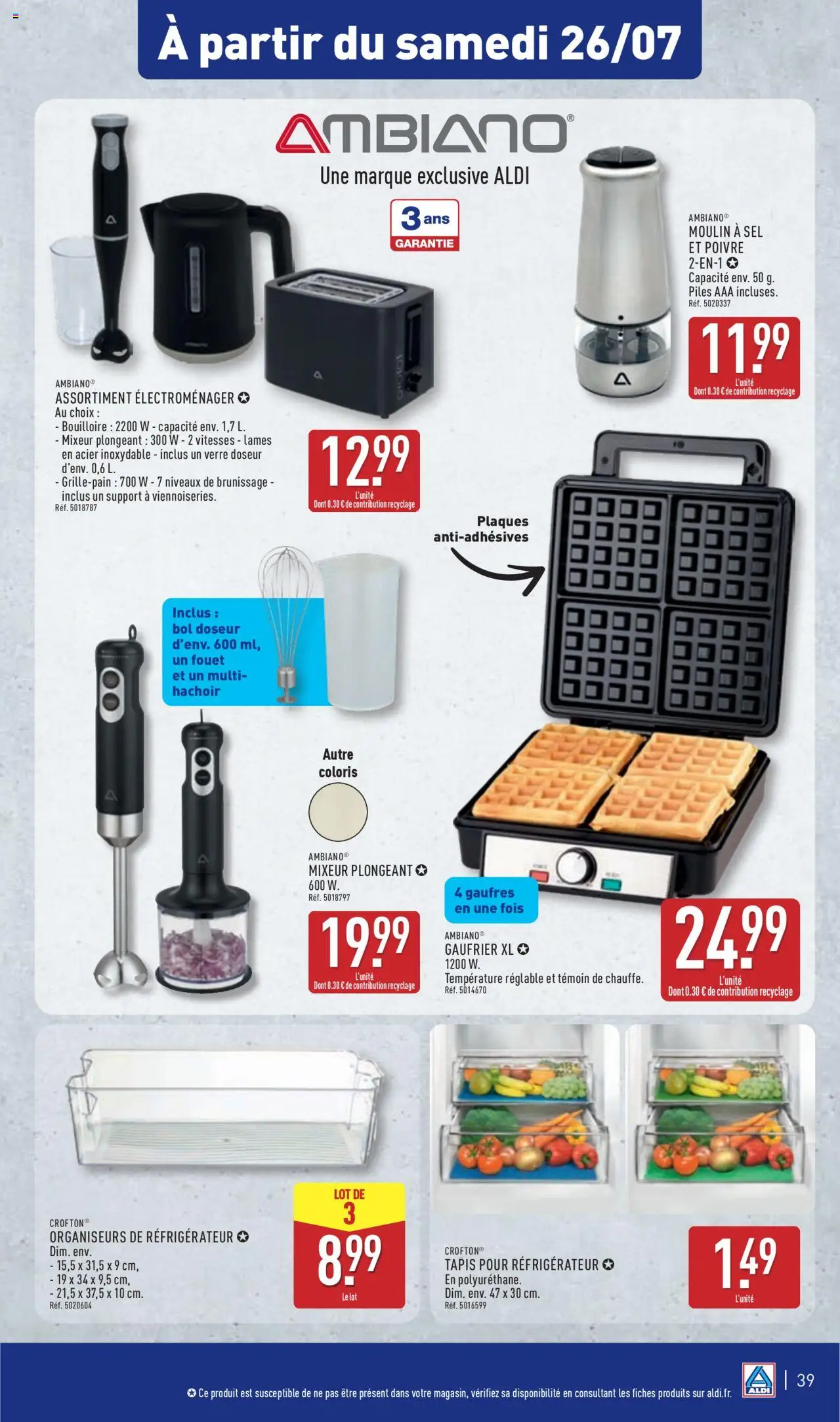 Aldi catalogue semaine 30 - page 41 - valable à partir du 22/07/2025