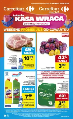 Podgląd Carrefour Gazetka - Weekend promek już od czwartku ważny od 18.09.2025