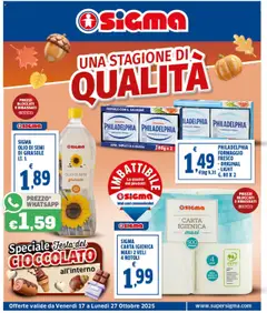 Anteprima Volantino SIGMA	 valida dal 17/10/2025