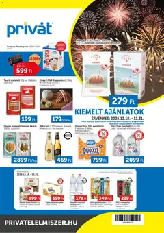 Előnézet PRIVÁT Akciós újság érvényes 2025.12.18.-tól