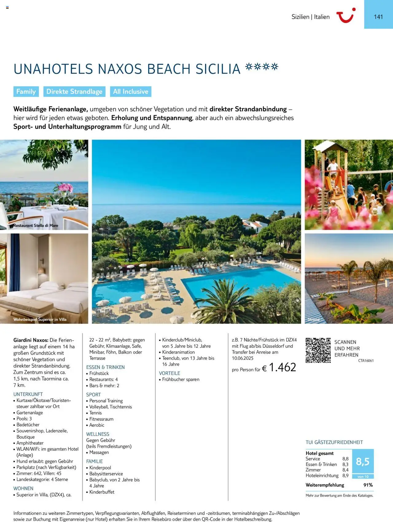 TUI  Südeuropa & Nordafrika 2025/26 - Seite 141 - gültig ab 01.01.2025