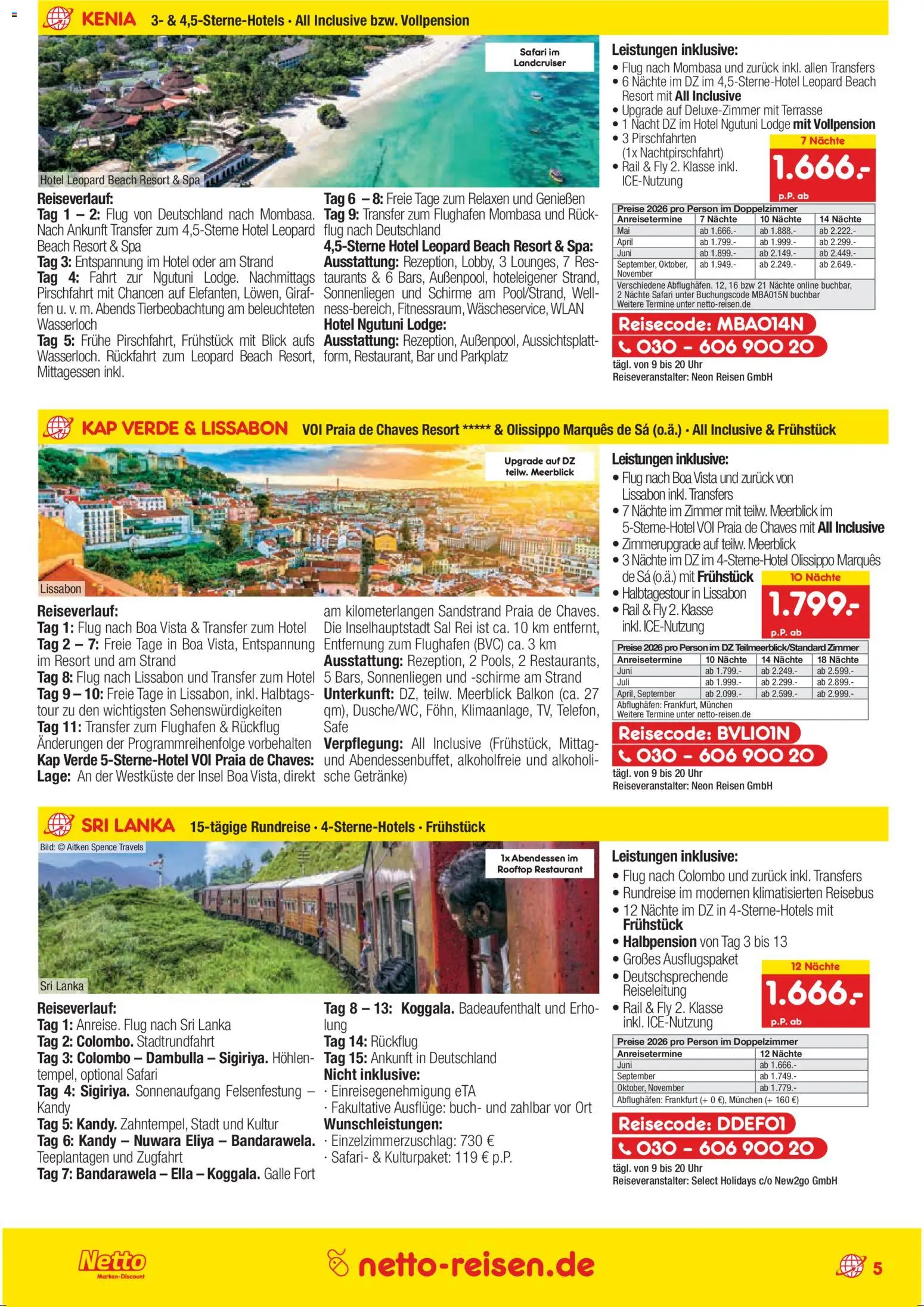 Netto Reisen Prospekt 	 - Seite 5 - gültig ab 26.02.2026