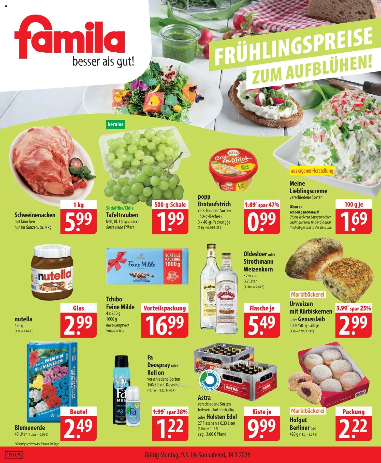 Famila Prospekt 	 - Seite 1 - gültig ab 09.03.2026