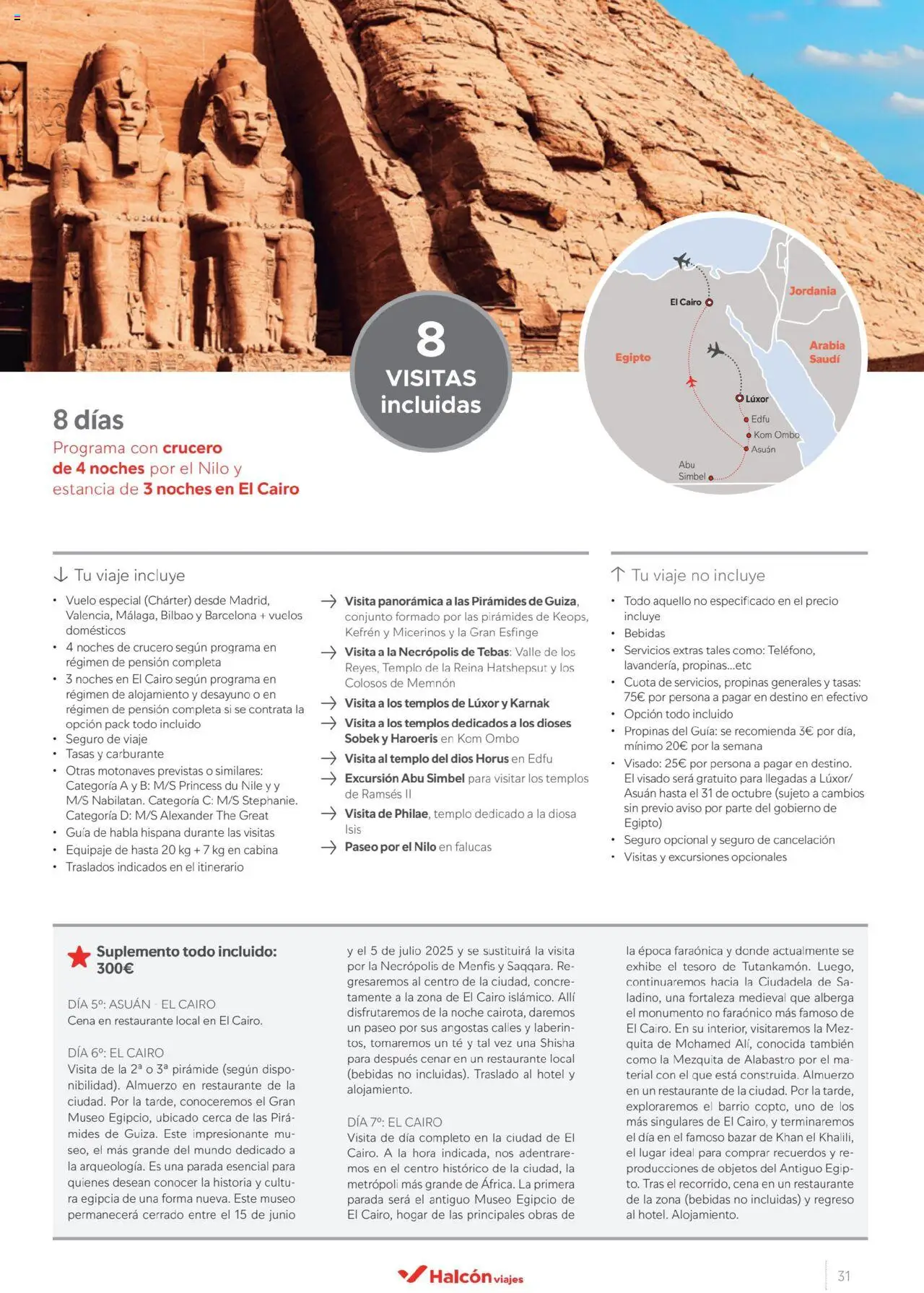 Halcón Viajes Egipto - Página de 31 - Válido desde 01/07/2025