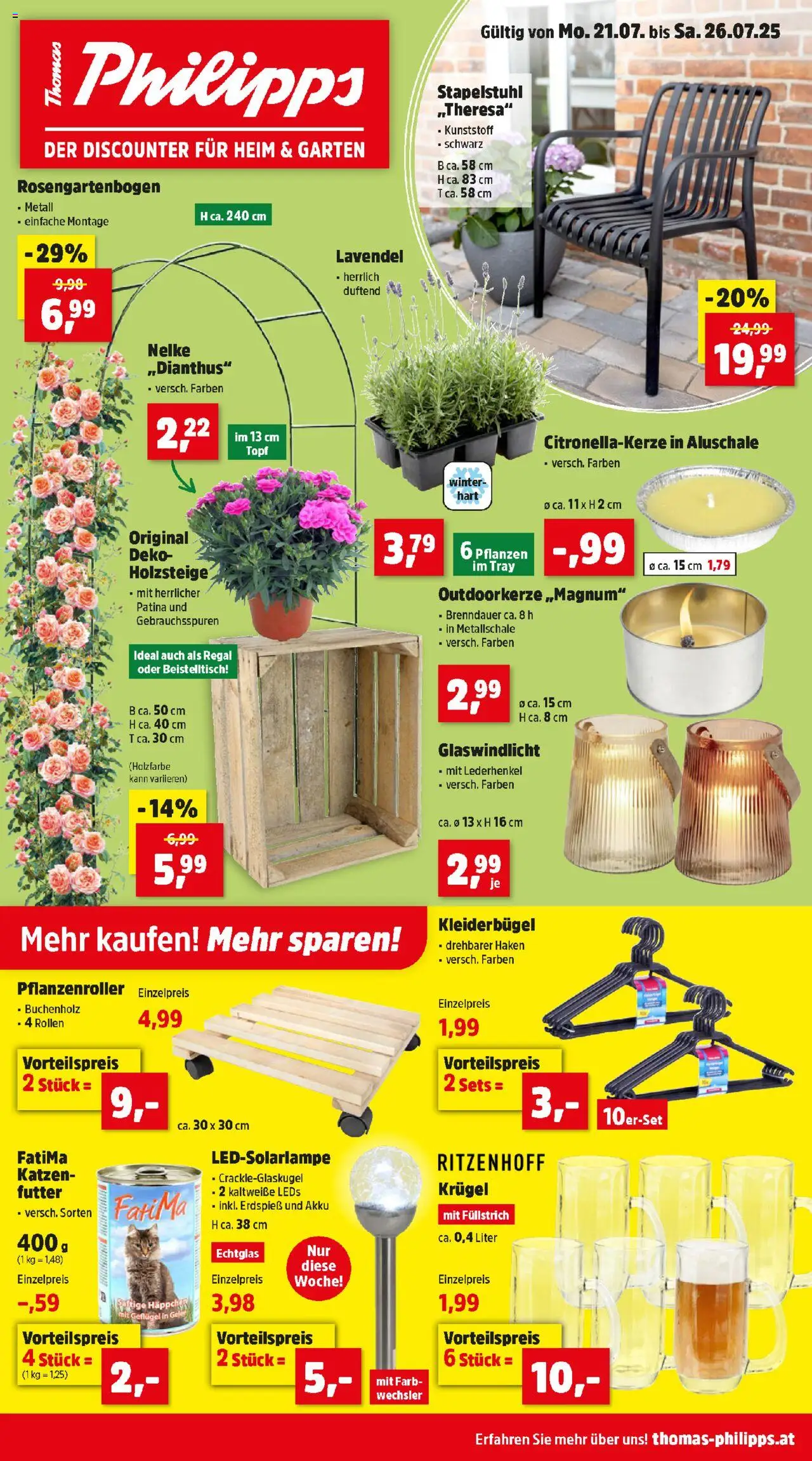 Thomas Philipps Flugblatt - Seite 1- gültig ab 21.07.2025