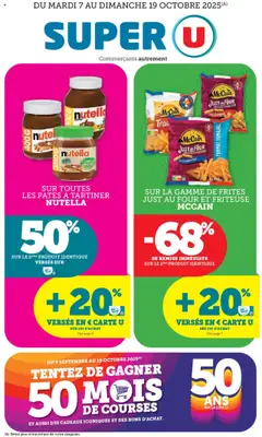 Aperçu Super U catalogue valable à partir du 07/10/2025