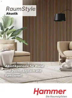 Vorschau Hammer Zuhause Raumstyle Akustik gültig ab 01.09.2025