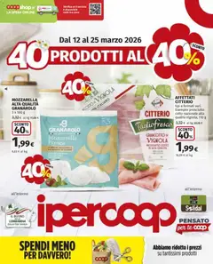 Anteprima Ipercoop volantino valida dal 12/03/2026