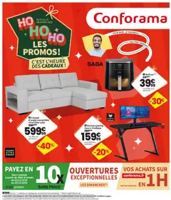 Aperçu Conforama catalogue ho ho ho valable à partir du 02/12/2025