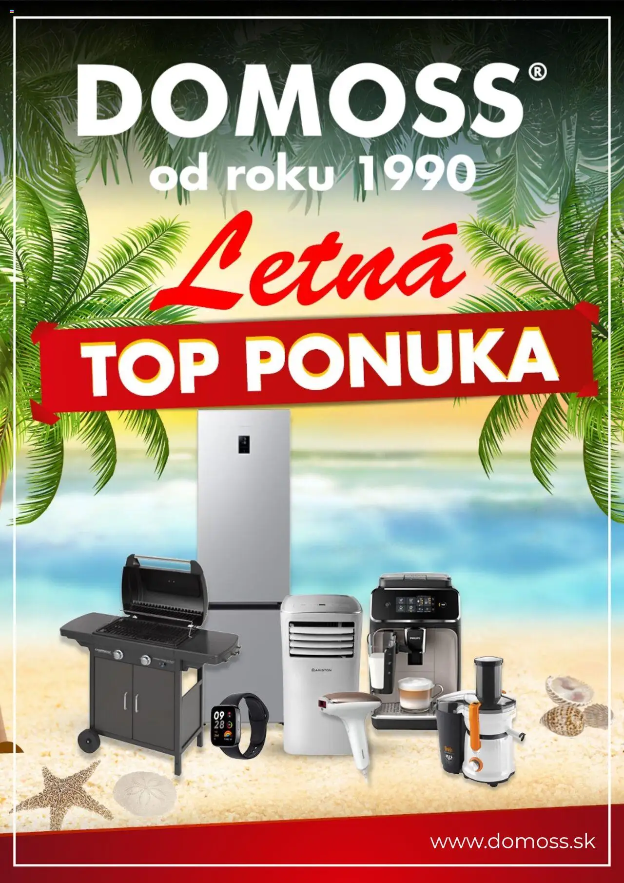 Domoss leták - strana 1- platný od 04.07.2025