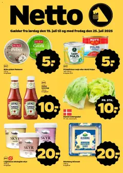 Forhåndsvisning Netto - Tilbudsavis gyldig fra 19/07/2025
