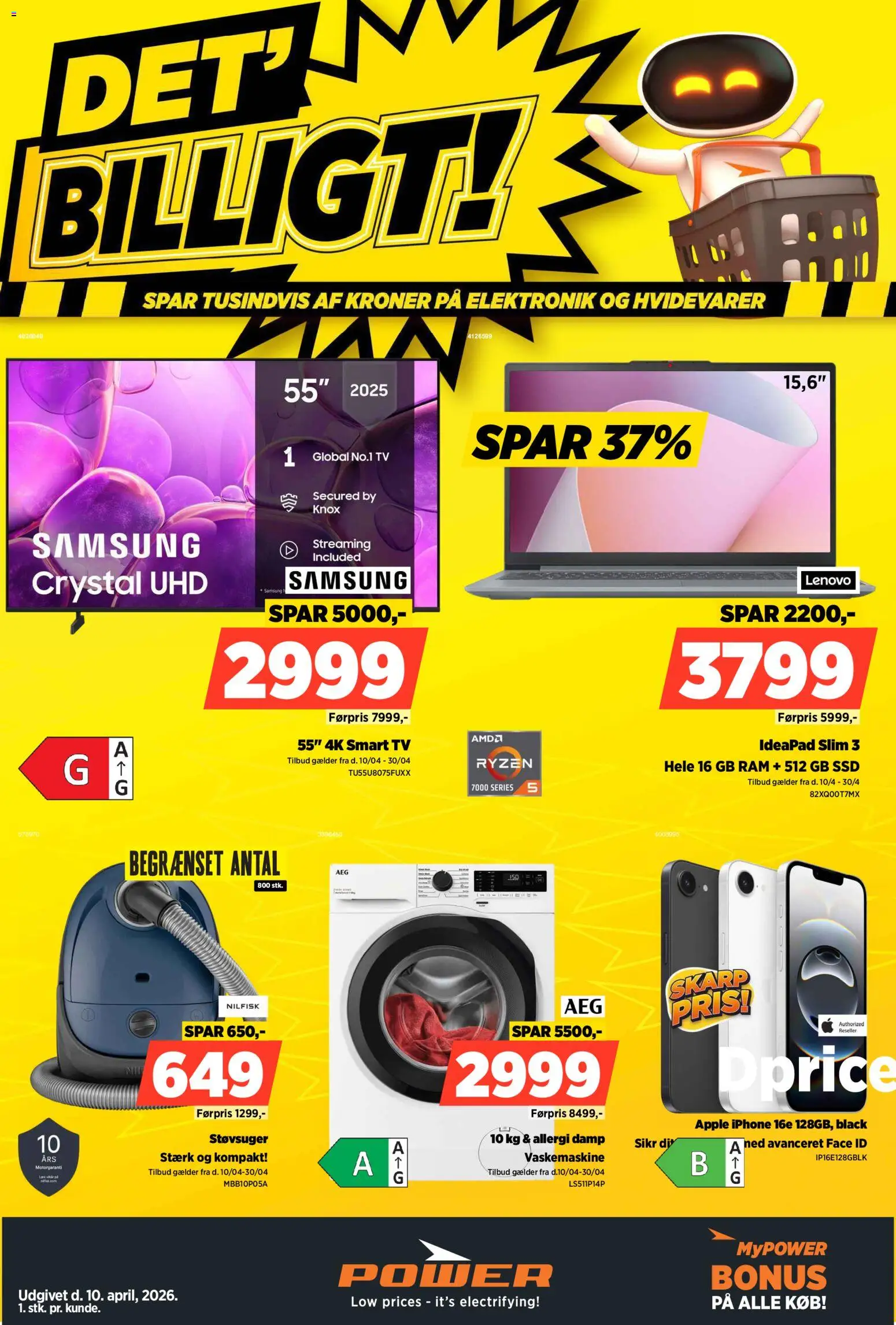 Power - Tilbudsavis - side 1- gyldig fra 10/04/2026