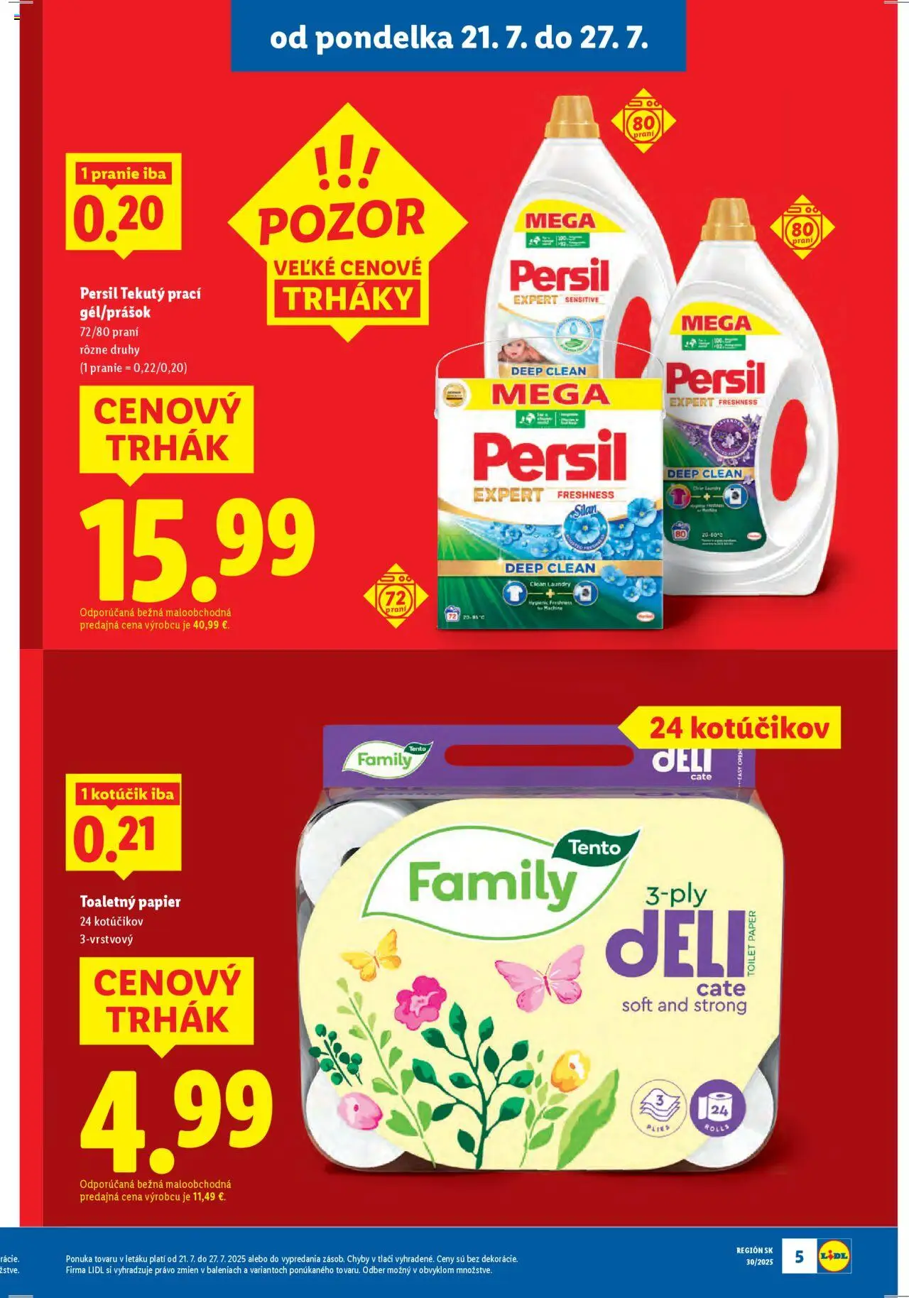 Lidl leták - strana 9- platný od 21.07.2025