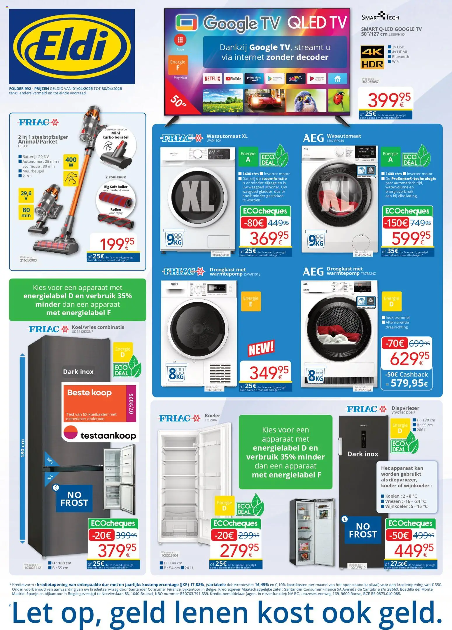 Eldi folder - pagina 1- geldig vanaf 01/04/2026
