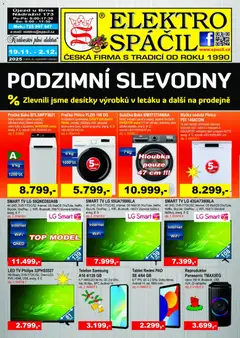 Náhled Elektro Spáčil leták platný od 19.11.2025