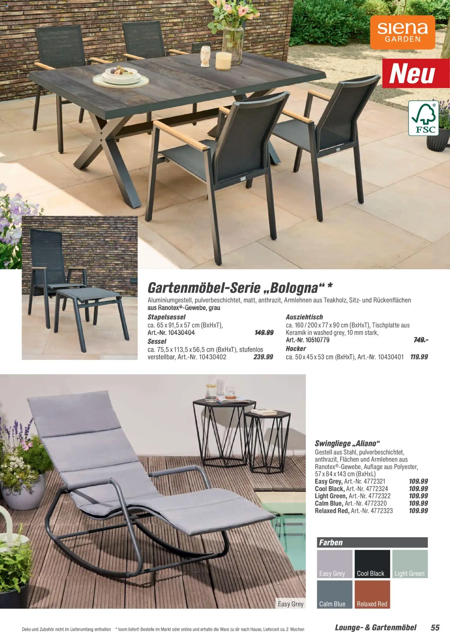 Toom Baumarkt  Gartenmöbel & Solar-Leuchten 2026 - Seite 55 - gültig ab 01.01.2026