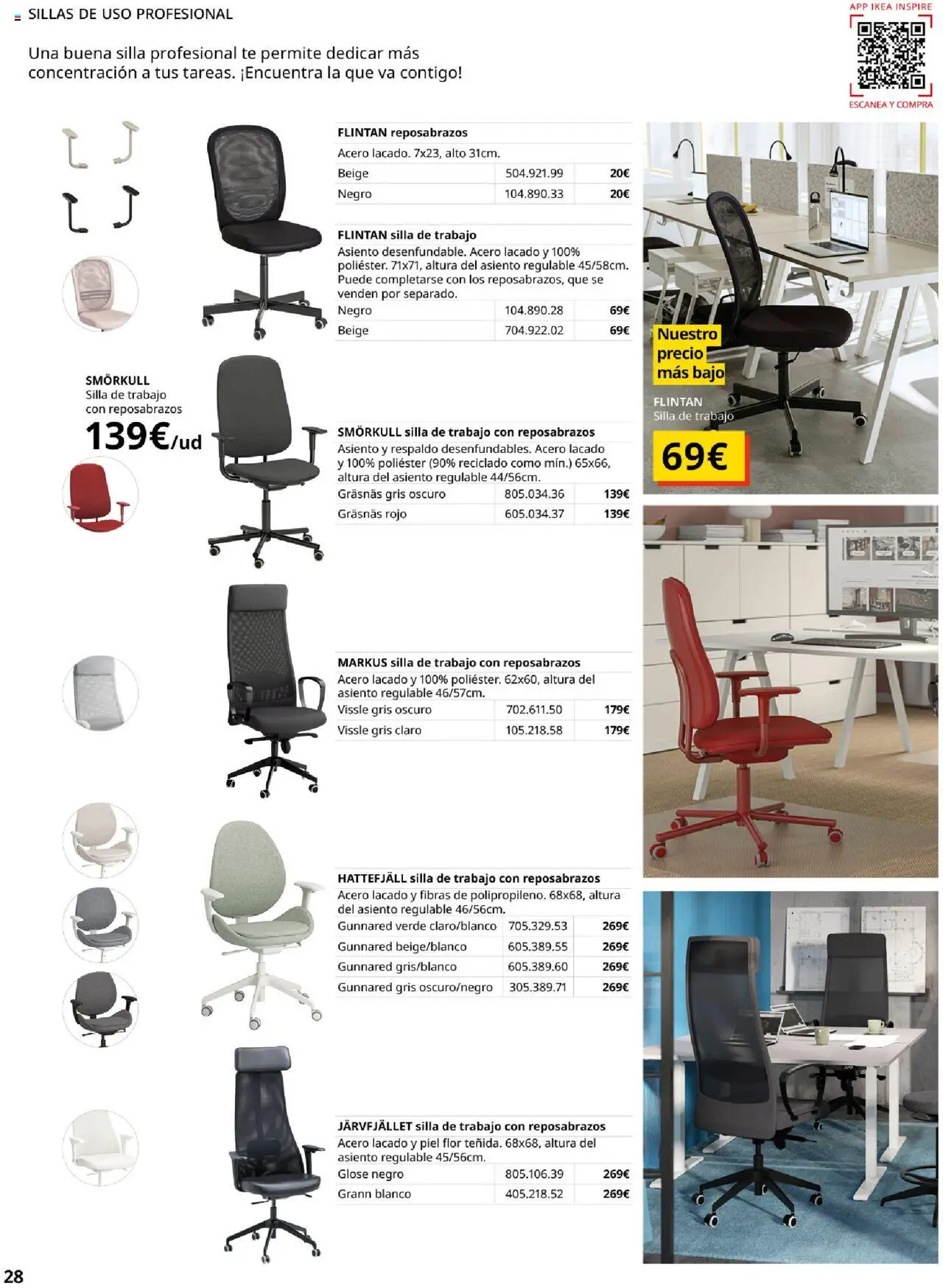 Catálogo IKEA Espacios de trabajo - Página de 28 - Válido desde 04/02/2025