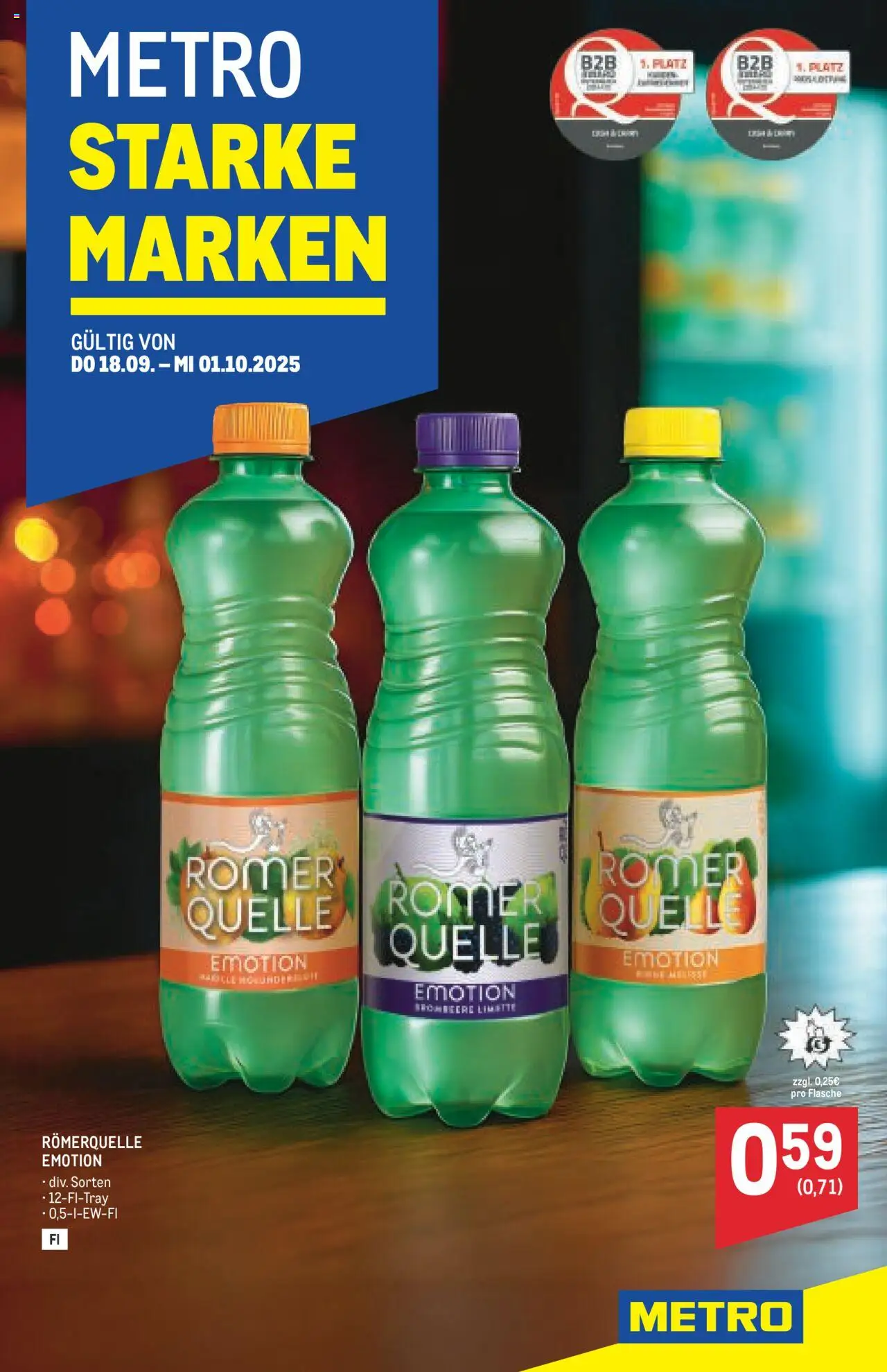 Metro  Starke Marken - Seite 1- gültig ab 18.09.2025