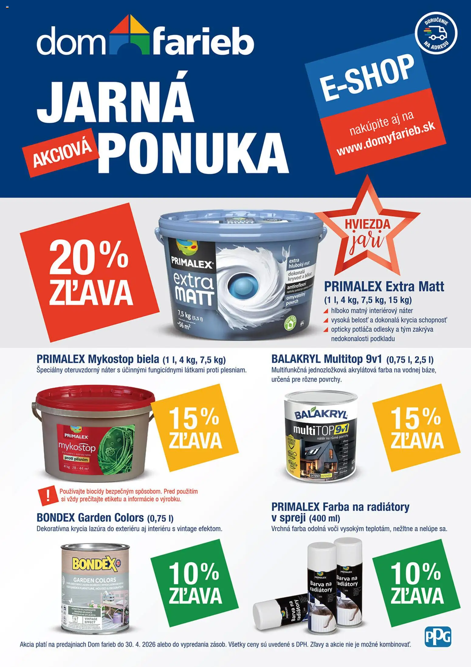 Dom farieb leták - strana 1- platný od 03.03.2026