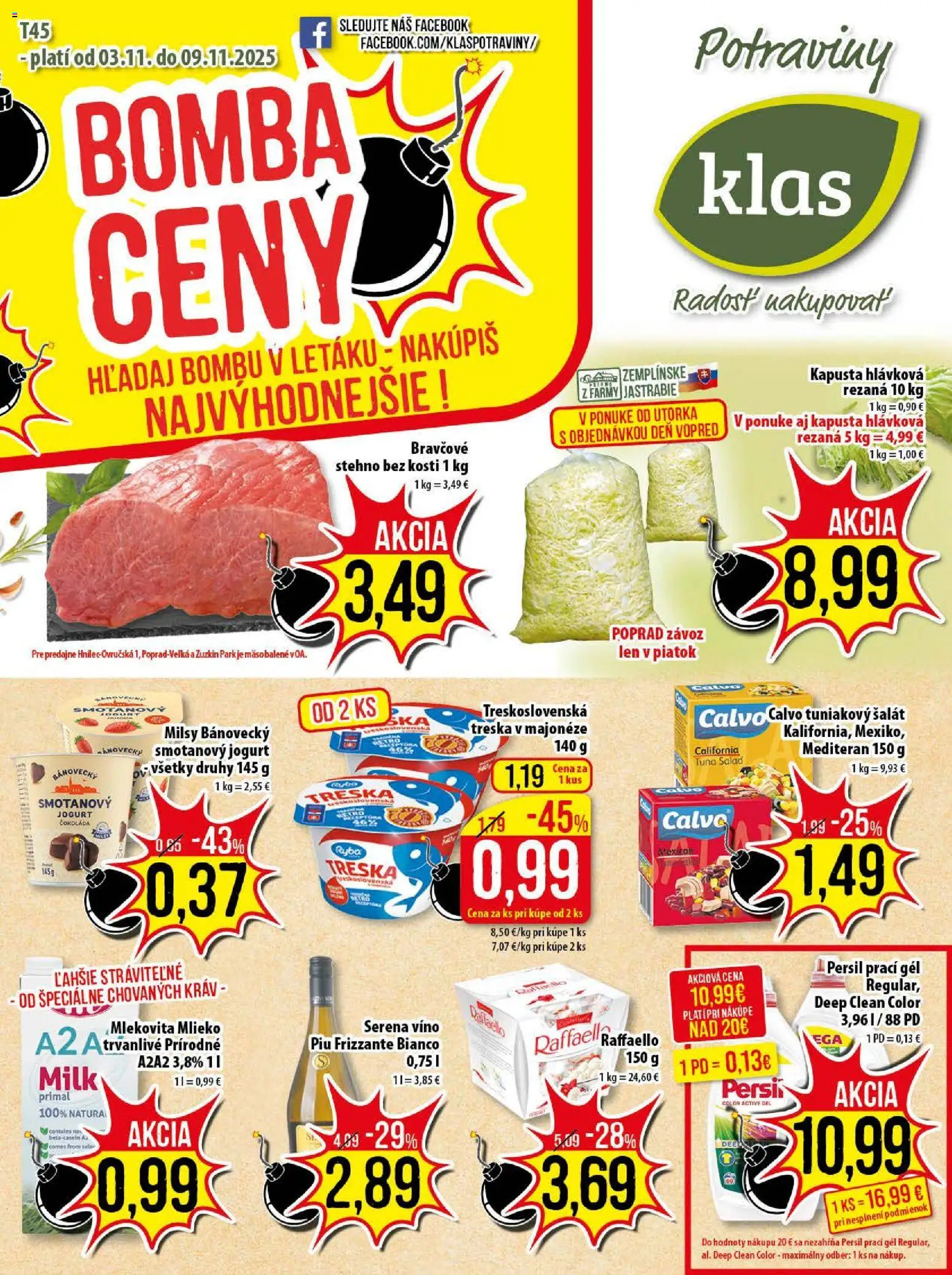 Klas leták - strana 1- platný od 03.11.2025