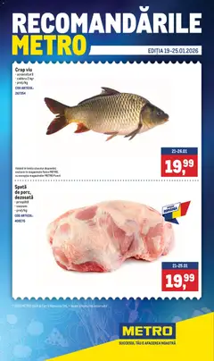 Catalog Metro valabil de la 19.01.2026