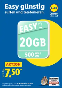 Vorschau Lidl - Lidl Connect gültig ab 21.08.2025